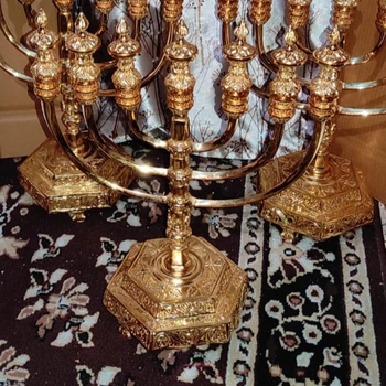 Pevné Brass Izraelské Menorah | Svietnik